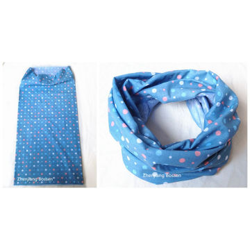 Style sans couture Polka DOT Impression Filles Snowboarder Bandana, microfibre Outdoor Sports Bande multifonctionnelle